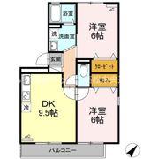 シャトレー西本Ⅱの間取り画像