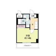 グラマシー心斎橋東の間取り画像