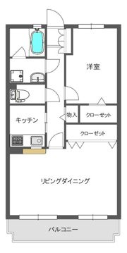 サンライズ伊興の間取り画像