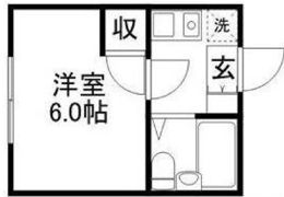 尾崎ハイツの間取り画像