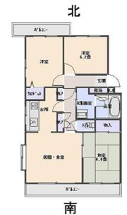 コープ野村伊島コートハウスの間取り画像