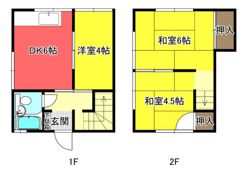 福光アパートBの間取り画像