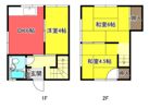 福光アパートBの間取り画像