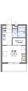 レオパレスクワトロの間取り画像