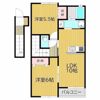 ウッディバード庭瀬の間取り画像
