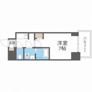 S-RESIDENCE難波大国町Unoの間取り画像
