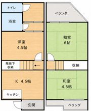 大東市北条7の間取り画像