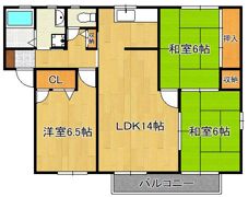 ソレアードTR A棟の間取り画像