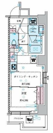 GENOVIA幡ヶ谷の間取り画像