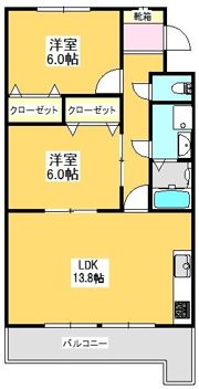 宮地マンションの間取り画像