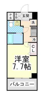 アーバンフラッツ王子公園の間取り画像