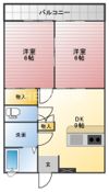 コーポラスたさき9の間取り画像