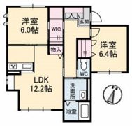グランツヴィラ大福 A棟の間取り画像