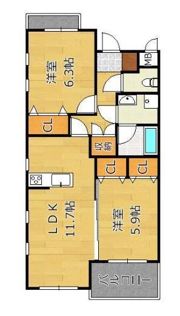 ブランルージュ桜の間取り画像