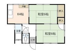 共栄荘の間取り画像