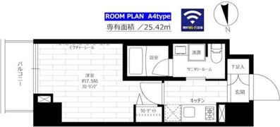 ステージファースト新御徒町Ⅱの間取り画像
