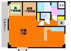 マンション寿の間取り画像