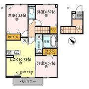エレガンスコートヤマヤの間取り画像