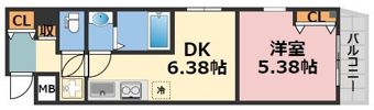 アネールエレ江戸堀の間取り画像