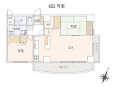 V.I.Pロイヤル氷川台の間取り画像
