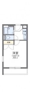 レオパレス中井町2の間取り画像