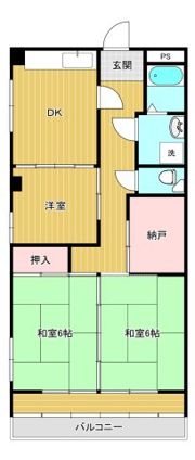 江本グリーンハイツの間取り画像