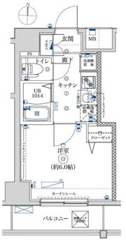 レーヴ・アデル千住新橋の間取り画像