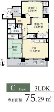 グラシア箕面の間取り画像