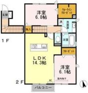 ルポゼ長島の間取り画像