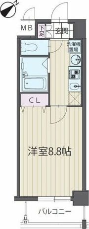 パルティール覚王山の間取り画像