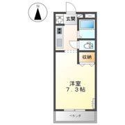 エスポワール倉敷の間取り画像