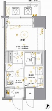 セジョリ横浜みなとみらいⅡの間取り画像