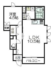 リーコーポ参番館の間取り画像