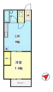 メイプル柳瀬川の間取り画像