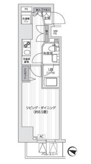 Primal Gotandaの間取り画像