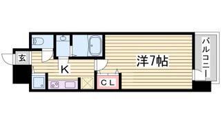 LAV☆神戸三宮の間取り画像