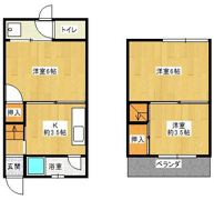 寝屋川市上神田貸家の間取り画像