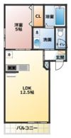 シャンテ経田Ⅰの間取り画像
