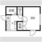 レジデンスシカマの間取り画像