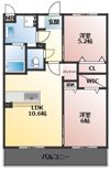 レジデンス平佐西通りの間取り画像