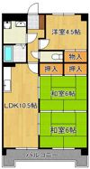 クレベール鷹の巣の間取り画像