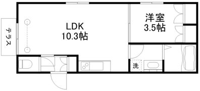 COCORO61318の間取り画像