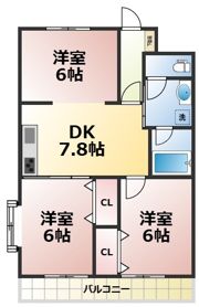 ソレイユ鷹ノ子駅前の間取り画像