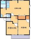 フォンティーヌABの間取り画像