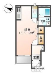 ディアコート Lの間取り画像