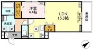 ルヴィータ川名の間取り画像