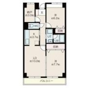 目黒本町マンションの間取り画像