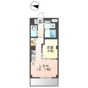 コンフォート 若木の間取り画像