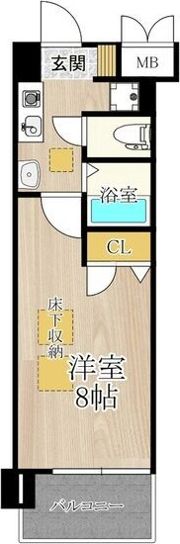 CITY SPIRE北梅田の間取り画像
