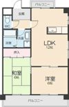 エステート新守の間取り画像